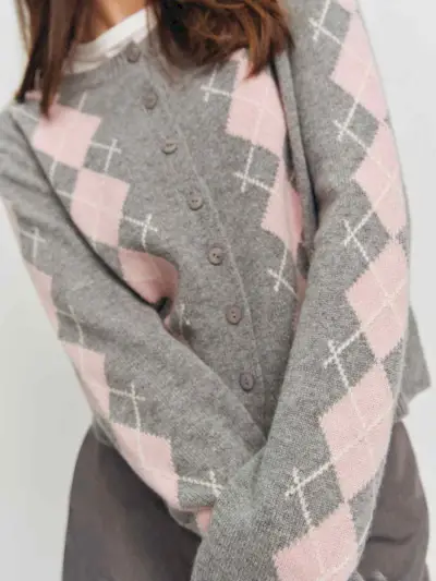 Clara Cashmere Crew Cardigan