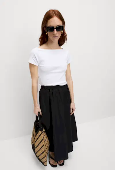 Crew-Neck Merino Wool Top