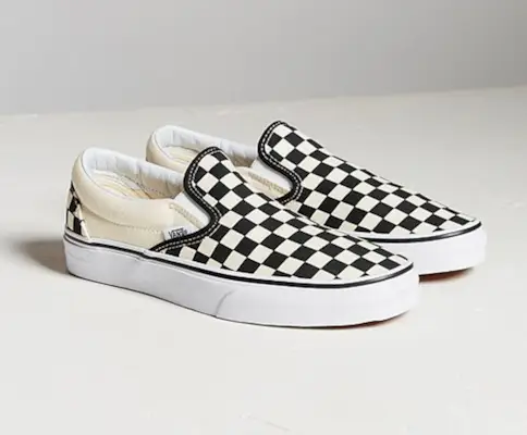 Vans + Checkerboard Slip-On Sneakers