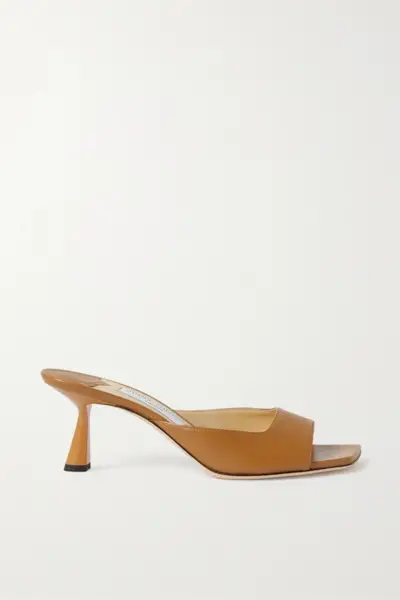 Jimmy Choo + Zania 65 Leather Mules