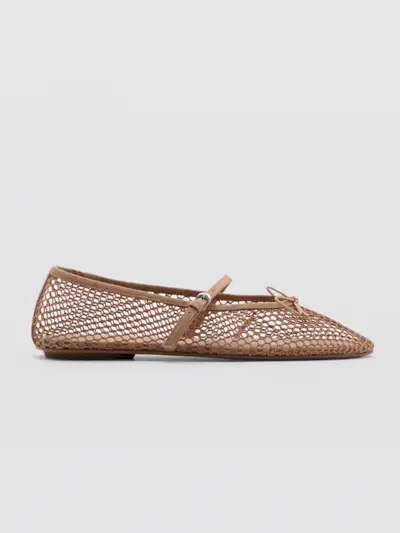 MANGO, Mesh Ballet Flats