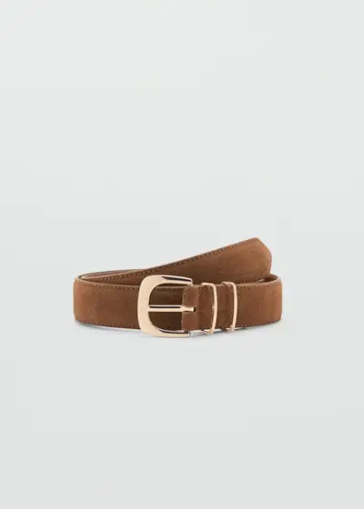 Rounded Buckle Belt - Women | Mango Usa