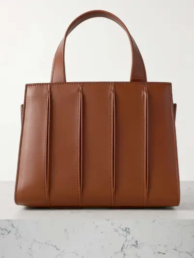 Whitney Bag 4 Small Pleated Leather Tote