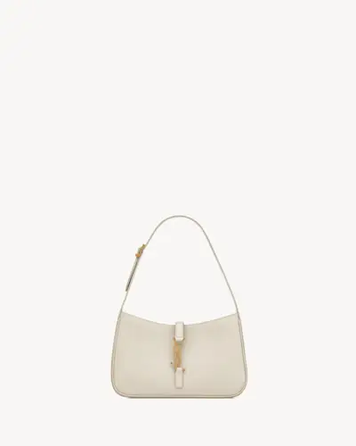 Women's Le 5 à 7 in Smooth Leather in Blanc Vintage