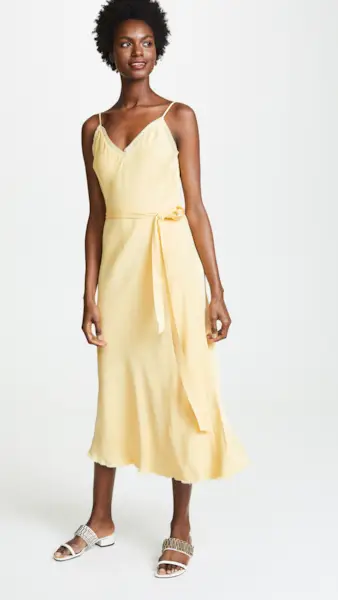 Frame + Tie Slip Dress