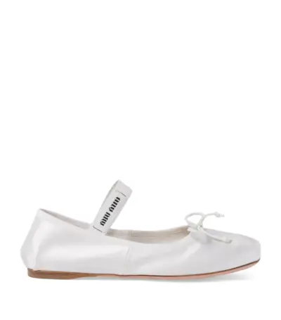 Satin Ballet Flats