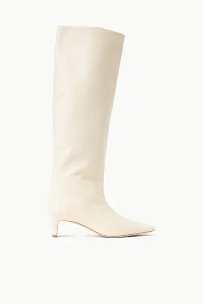 Staud + Wally Boot in Cream