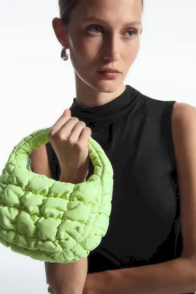 Quilted Micro Bag - Leather