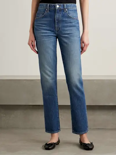 Viv High-Rise Slim-Leg Jeans