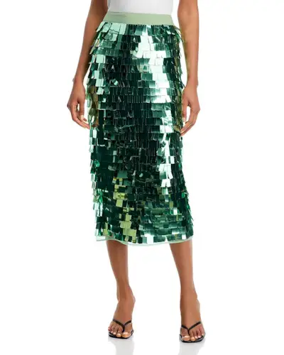 Essentiel Antwerp, Midi Sequin Pencil Skirt