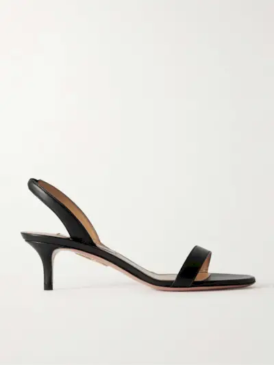 So Nude 50 Leather Slingback Sandals