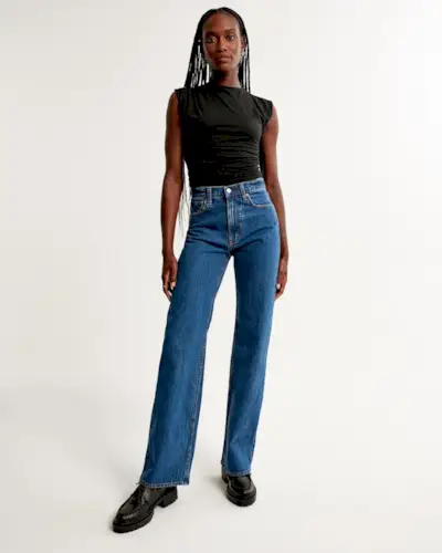 Abercrombie & Fitch + High Rise 90s Relaxed Jean