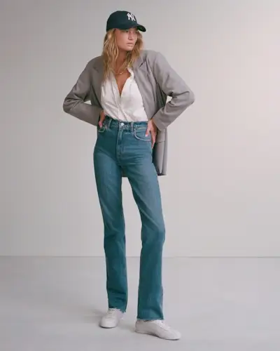 Abercrombie & Fitch + Ultra High Rise 90s Straight Jean