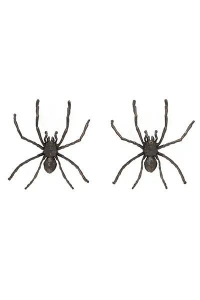 Y/Project Gunmetal Spider Earrings