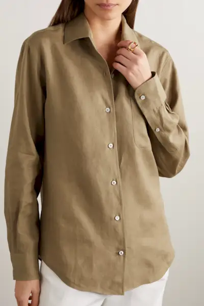 Loro Piana + Linen Shirt