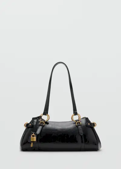 Bowling Shoulder Bag With Charm - Women | Mango United Kingdom
