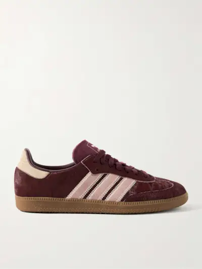 Samba Og Suede-Trimmed Calf Hair Sneakers