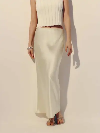 Petites Layla Silk Skirt