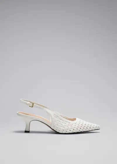 Braided Leather Pumps