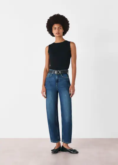 Denim Authentic Barrel Leg Jean