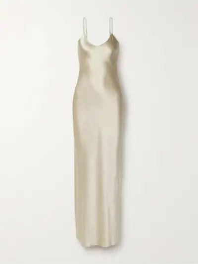 Cami Silk-Satin Gown