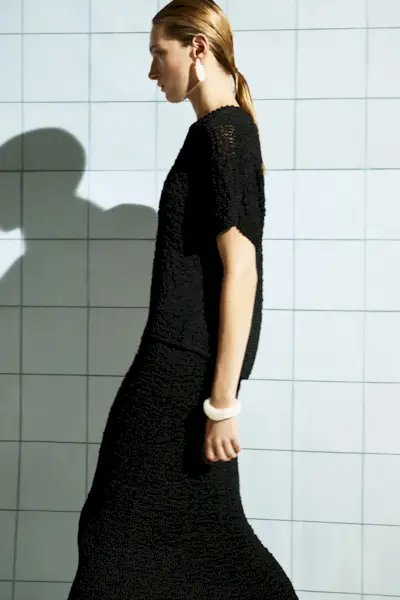 Chunky Curved Bangle