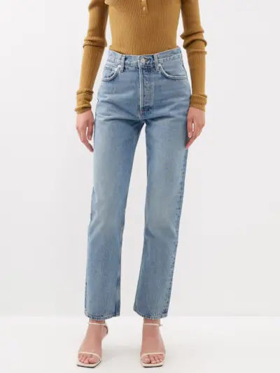 Agolde + 90s Pinch High-Rise Straight-Leg Jeans