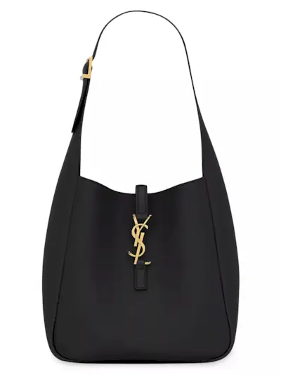 Le 5 à 7 Supple Small Shoulder Bag in Grained Leather