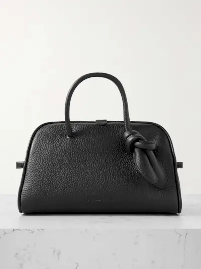 The Turismo Small Textured-Leather Tote