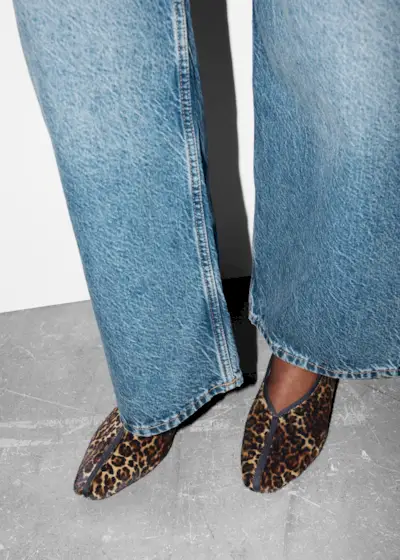 Almond-Toe Ballerina Flats