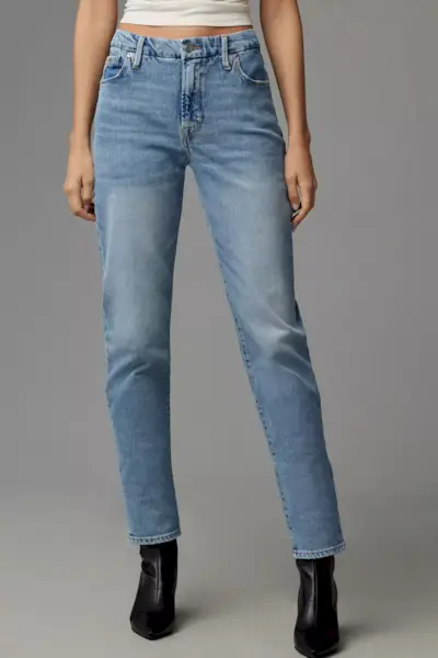 Good American + Petite Good Girlfriend Jeans