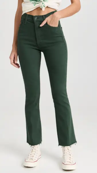 Mother + The Hustler Ankle Fray Jeans