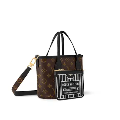 LOUIS VUITTON, Neverfull Bandoulière Inside Out Bb