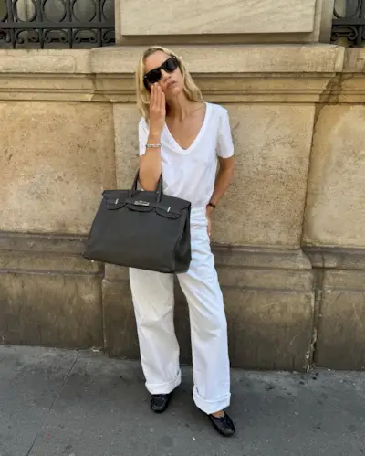 v-neck t-shirt outfits