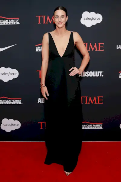 Caitlin Clark in Prada while attending the 'A Year In TIME event on December 11th, 2024 in New York.