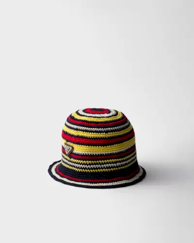 prada, Crochet Bucket Hat