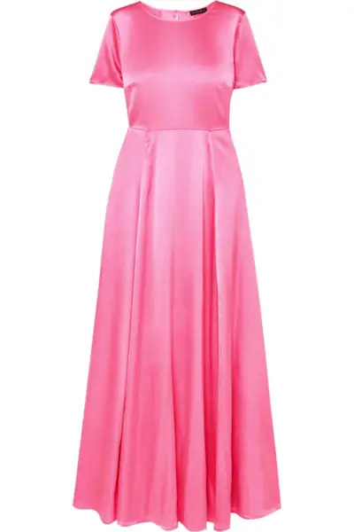 Stine Goya + Nanna Silk-Blend Charmeuse Maxi Dress