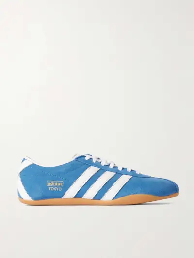 Tokyo Nubuck-Trimmed Suede Sneakers