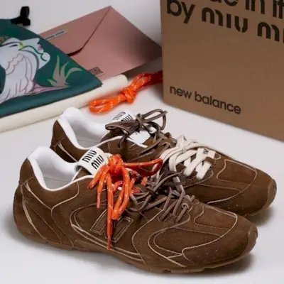 New Balance X Miu Miu 530 Sl Suede Unisex Sneakers Size 38