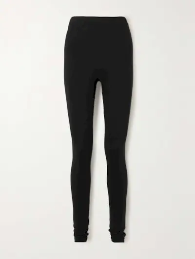 + Net Sustain Cork Stretch-Jersey Leggings