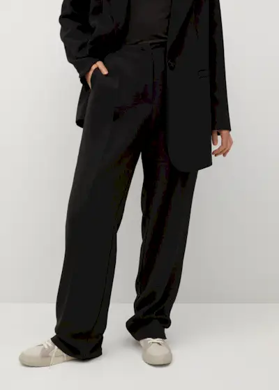 Mango + Straight Suit Pants