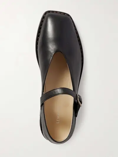 Leather Ballet Flats