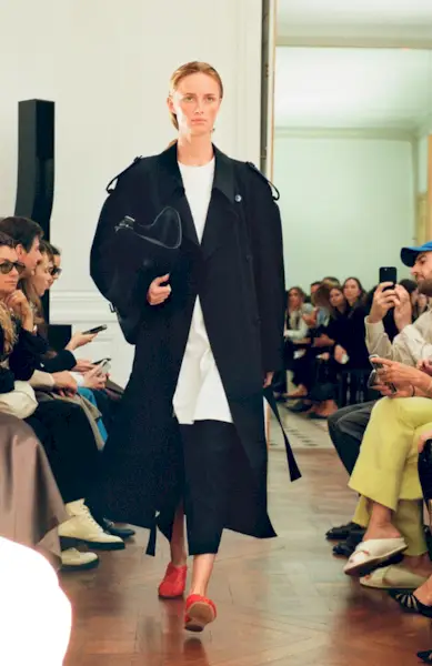 An image of The Row's summer runway.