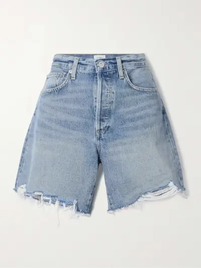 Marlow Distressed Denim Shorts