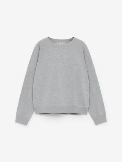Terry Sweatshirt – Grey Melange – Women – Arket Gb