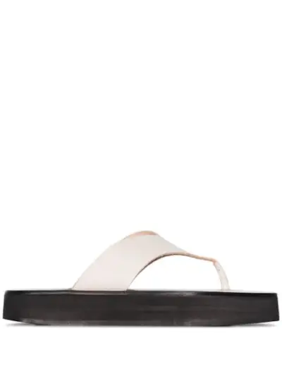 ATP Atelier + Melitto Leather Flatform Sandals