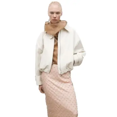 Mango, Oversized Button-Down Parka