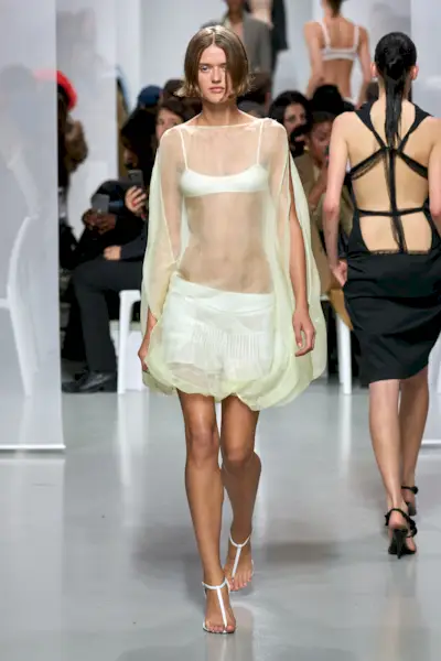 Sandal Trends 2025: Christopher Esber showcases T-bar sandals on the spring/summer 2025 runway