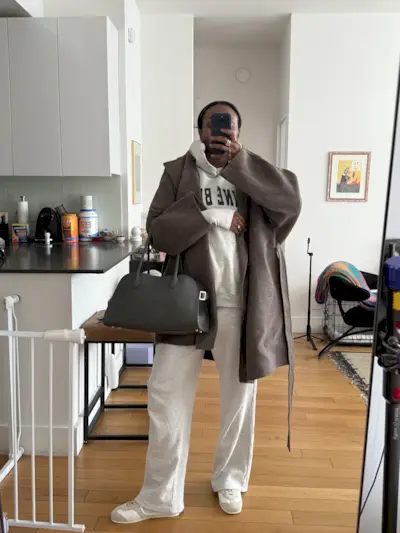 Devin Apollon wearing a pair of the best summer sneakers.