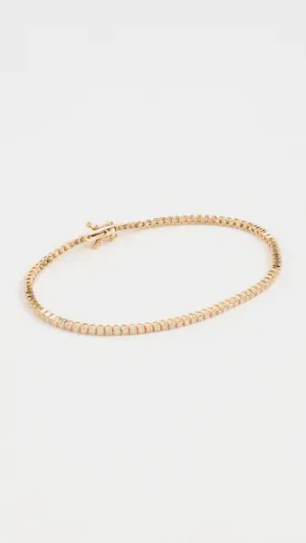 By Adina Eden + Diamond 14k Tennis Bracelet